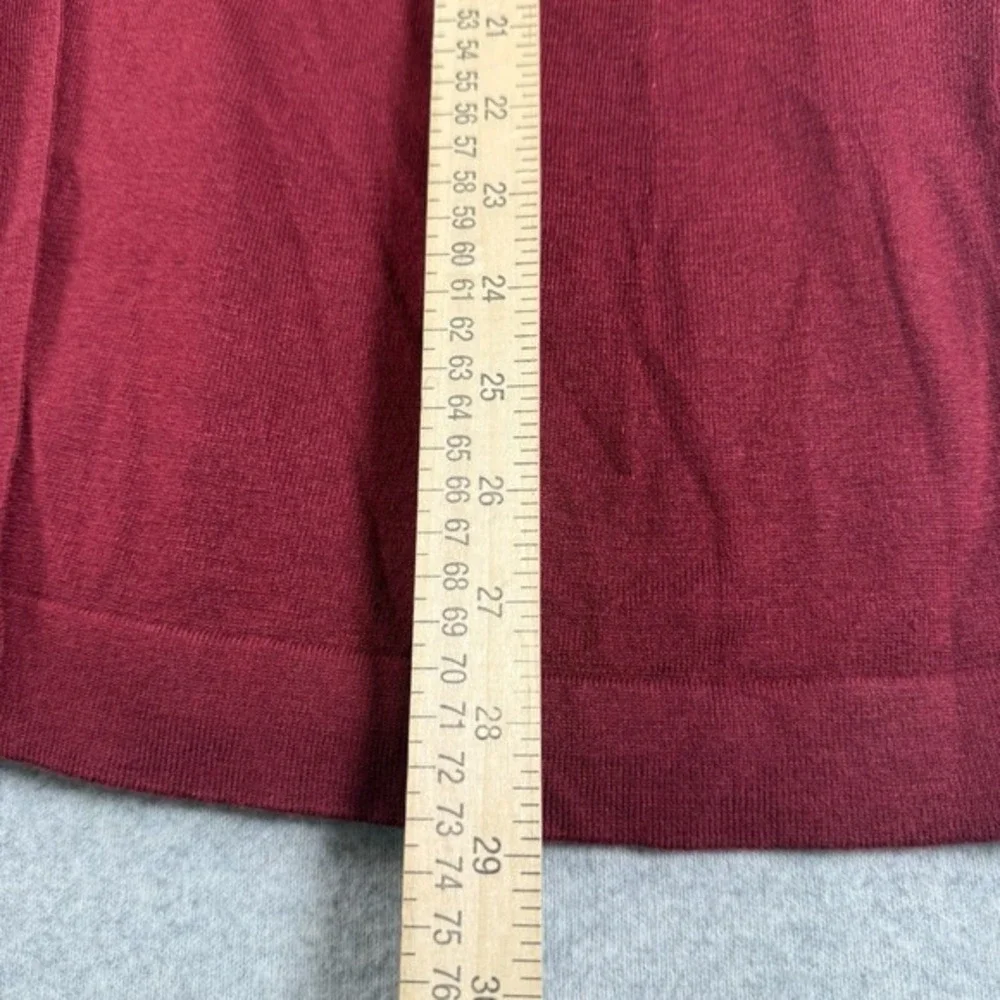 J. Jill Large Red Wool‎ Blend Button Front Cardigan Sweater Women's L